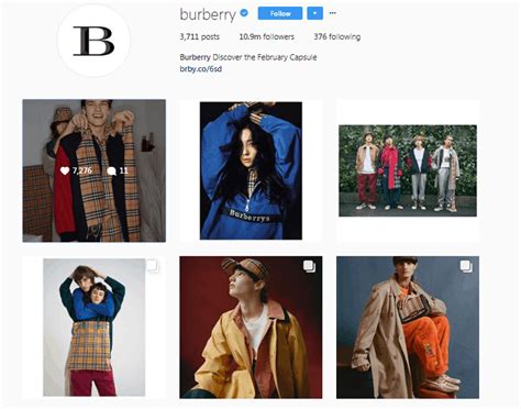 burberry instagram marketing|burberry influencer marketing.